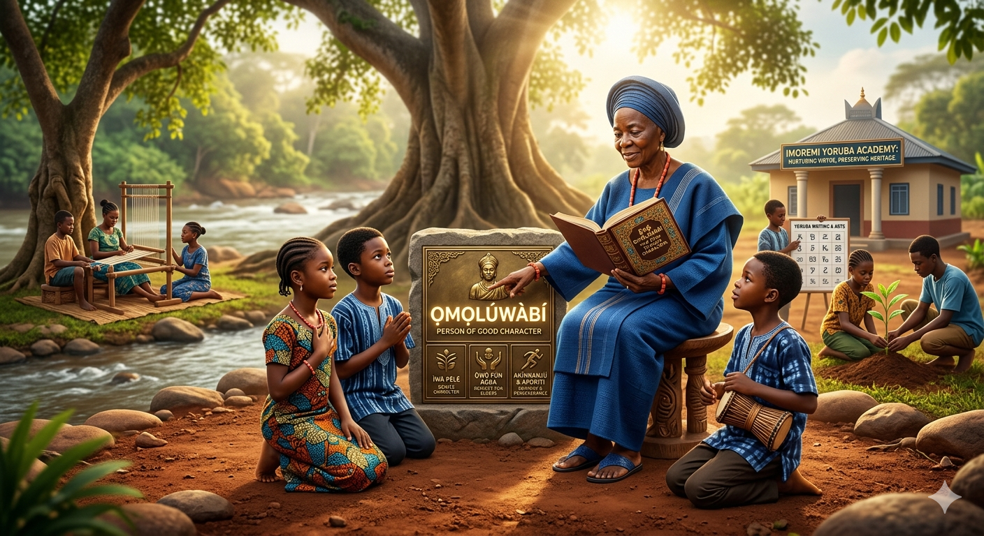 Yoruba children learning and culture
