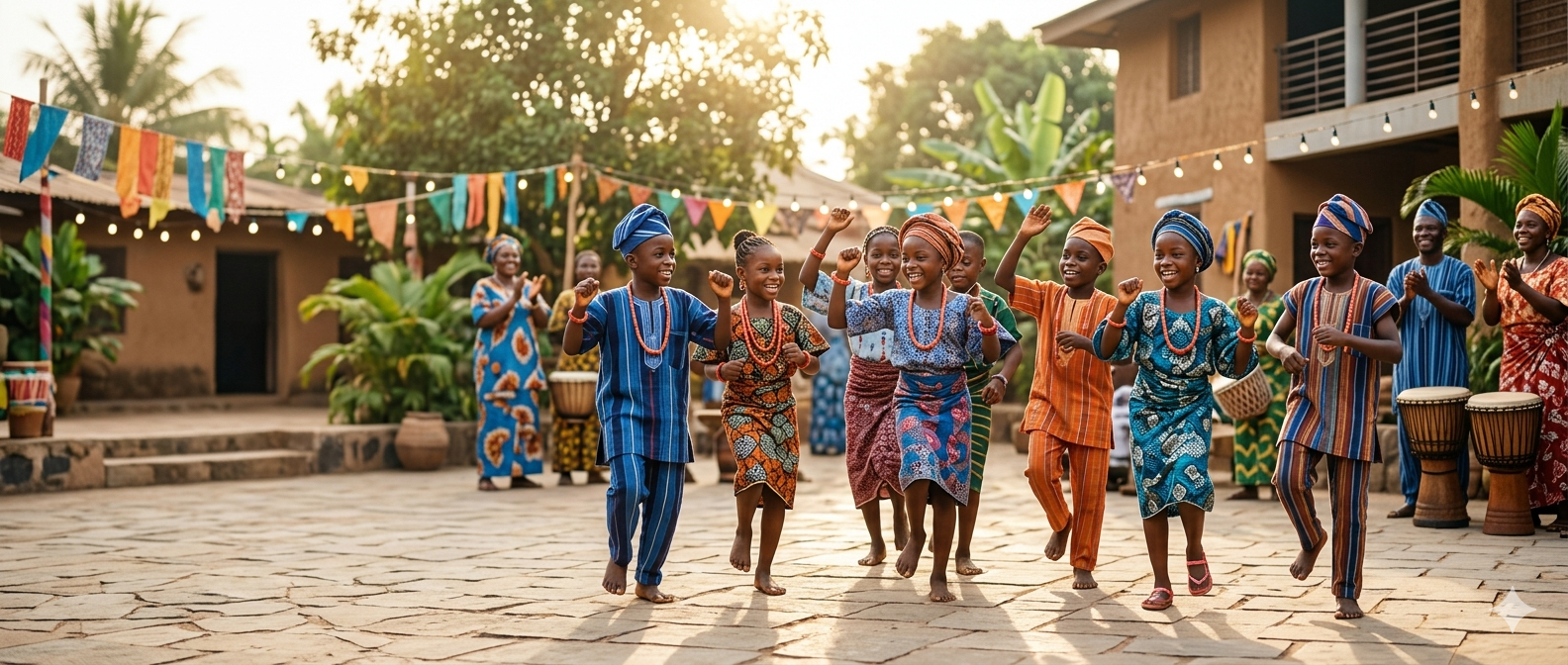 Yoruba children learning and culture