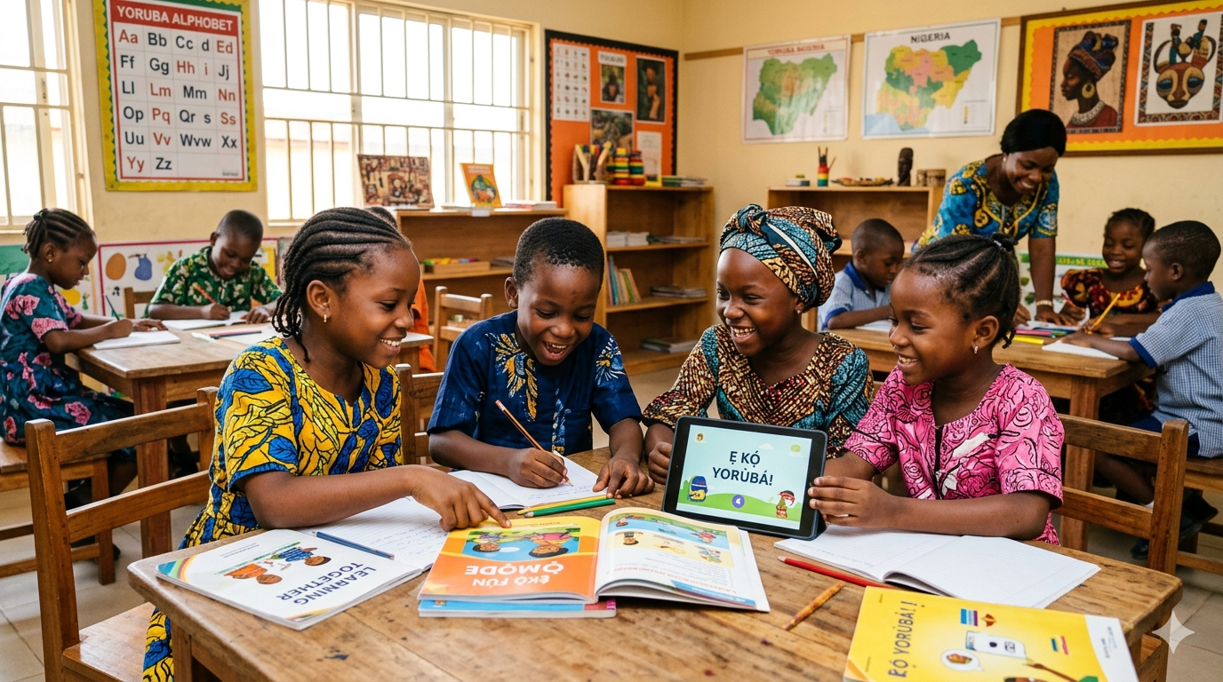 Yoruba children learning and culture